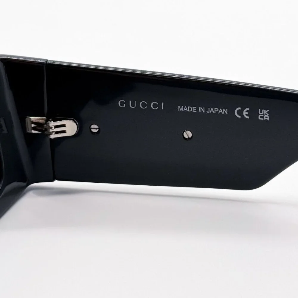 NEW GUCCI SUNGLASSES GG1646S 006 GRAY UNISEX EYEWEAR GUCCI - Picture 9 of 10